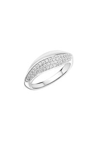 ZEEme Silber Ring Silber 925 rhodiniert mit Zirkonia weiß
