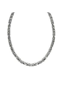 ZEEme Basic Halskette Silber 925 poliert Königskette 5mm breit