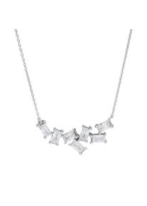 ZEEme Silber Collier 925 Silber rhodiniert Zirkonia