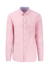 Fynch-Hatton Herren Leinenhemdpeony, casual, Gr. XXL, unifarben, Web, Obermaterial: 100% Leinen, Hemden, mit Brusttasche