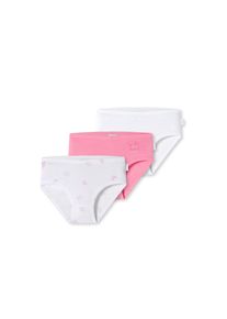 Schiesser Mädchen Hüftslip Fine Rib Organic Cotton 3er Pack
