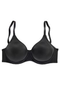 Lascana T-Shirt-BH 'perfect basic' schwarz Gr. 100C. Mit Bügel