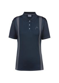 Head Club 25 Tennis Polo Damen - blau - Gr. M - Polyester