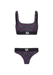 arena Monogram Bikini Set - schwarz - Gr. M - Polyamid/Elastan