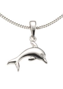 ZEEme for Kids Halskette Silber 925 rhodiniert Delfin-Motiv 36/38cm