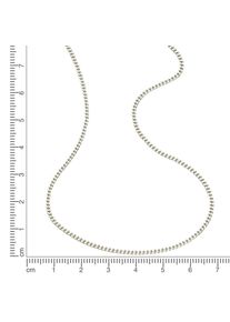 ZEEme Basic Halskette Silber 925 Panzerkette 45cm lang