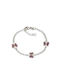 ZEEme for Kids Armband 925 Sterling Silber Kristall pink