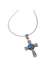 ZEEme Gemstones Anhänger mit Kette 925/- Sterling Silber oxidiert Türkis