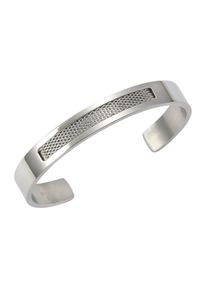 ZEEme Stainless Steel Armreif Edelstahl 10mm breit
