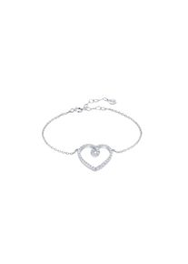 LEIS Armband 925 Sterling Silber rhodiniert Glänzend Zirkonia weiß