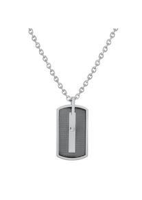 ZEEme Stainless Steel Halskette Edelstahl schwarz 50cm Länge