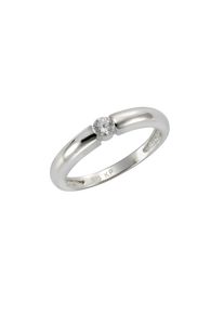 ZEEme Silber Ring Silber 925 rhodiniert mit Zirkonia weiß