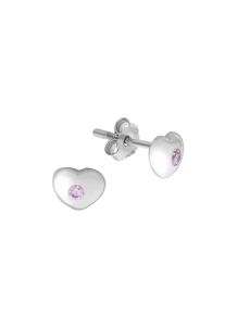 ZEEme for Kids Ohrringe 925 Sterling Silber Herz Zirkonia