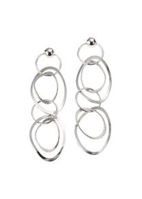 ZEEme Silber Ohrringe 925 Silber rhodiniert