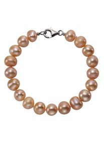 ZEEme Pearls Armband Silber 925 mit rosé-farbener Perle
