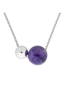 ZEEme Gemstones Collier 925 Silber Amethyst