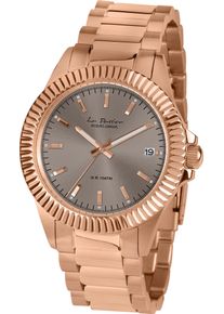 Jacques Lemans Damen Quarzuhr "La Passion"roségoldfarben, braun, Armbanduhren, Armbanduhr, Damenuhr, Lederarmband, analog, Datum, Leuchtindex