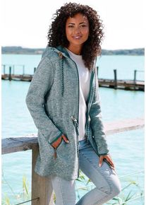 Lascana Fleecejacke blau Gr. 32/34 für Damen