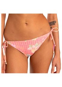 Billabong Crazy For Coral Tie Side Tropi Bikini-Bottom Damen (Gr S |orange)