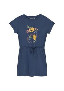 Kleid Color Kids Dress with Print S/S Kinder (Gr 122 |blau)