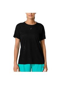 asics Metarun S/S Top Laufshirt Damen (Gr L |schwarz)