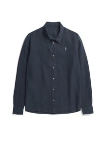 NIKIN TreePlanter Shirt Linen Hemd (Gr S |blau)