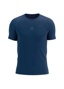 Laufshirt Compressport Trail Racing S/S T-Shirt Herren (Gr M |blau)