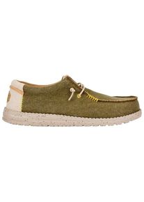 Sneaker HeyDude Wally Coastline Jute Herren (Gr 44 |oliv/beige)