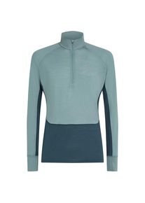 Icebreaker Merino 125 Zoneknit L/S Half Zip Merinounterwäsche Herren (Gr XL |türkis)