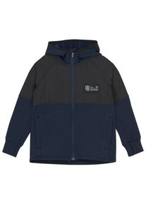 Color Kids Fleece Stretch Jacket with Hood Fleecejacke Kinder (Gr 164 |blau)