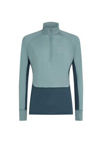 Icebreaker Merino 125 Zoneknit L/S Half Zip Merinounterwäsche Herren (Gr XL |türkis)