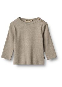 Wheat Rib T-Shirt L/S Milo Longsleeve Kinder (Gr 68 |beige)