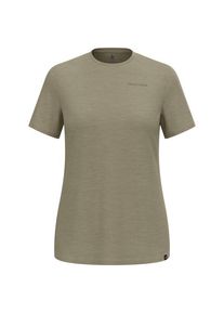Odlo X Pow Merino Tencel T-Shirt Crew Neck S/S Merinoshirt Women (Gr XS |oliv)