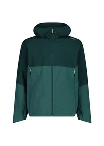 CMP Jacket Fix Hood 2 Layer Regenjacke Herren (Gr 52 |blau |wasserdicht)