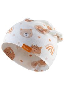 Sterntaler Beanie Tiergesicht Mütze Kinder (Gr 43 cm |grau)