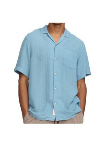 Hemd Revolution Short-Sleeved Cuban Shirt Herren (Gr L |türkis)