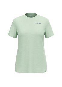 Funktionsshirt Odlo X Pow Merino Tencel T-Shirt Crew Neck S/S Damen (Gr M |grün)