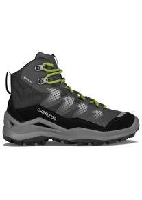 Lowa Maddox Pro GTX Mid Wanderschuhe Kinder (Gr 32 |schwarz/grau |wasserdicht)