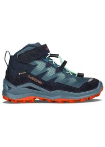 Lowa Maddox Pro GTX Mid VC Wanderschuhe Kinder Wandern (Gr 25 |blau |wasserdicht)