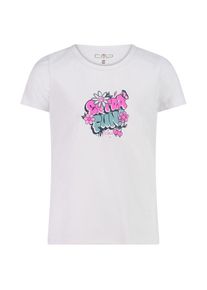 T-Shirt CMP T-Shirt Piquet Print Kinder (Gr 98 |weiß)