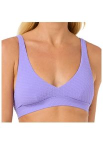 Bikini Top Rip Curl Custom Rib Halter Damen (Gr XS |lila)