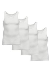Ammann Doppelripp Unterhemden 4er Pack Herren Unterhemd