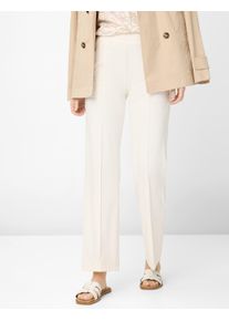 Raphaela by Brax Damen Marlenehose Style PEGGY FLARED OFF-WHITE, cremeweiß, Gr. 42K