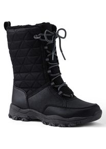 LANDS' END Schneestiefel SQUALL, Damen,  Schwarz, Gummi/Polyurethan, by Lands' End