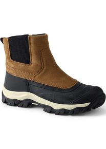 LANDS' END Schneestiefel SQUALL mit Rei&szlig;verschluss, Herren,  Beige, Nylon/Leder/Gummi, by Lands' End