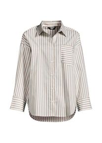 LANDS' END Langarm-Hemdbluse, Damen,  Beige, Baumwolle/Polyester-Mischung, by Lands' End