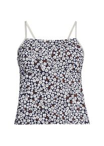 LANDS' END Wendbares Tankinitop mit gekreuzten Tr&auml;gern, Damen,  Wei&szlig;, Elasthan/Nylon, by Lands' End