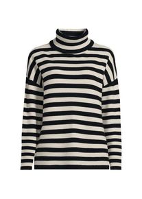 LANDS' END Feinstrick-Rollkragenpullover, Damen,  Schwarz, by Lands' End