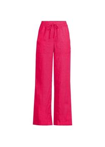 LANDS' END Leinen-Schlupfhose mit weitem Bein, Damen,  Pink, Leinen, by Lands' End