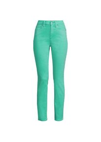 LANDS' END Slim Fit &Ouml;ko Jeans High Waist, Damen,  Gr&uuml;n, Elasthan/Baumwoll-Mischung/Polyester-Mischung, by Lands' End